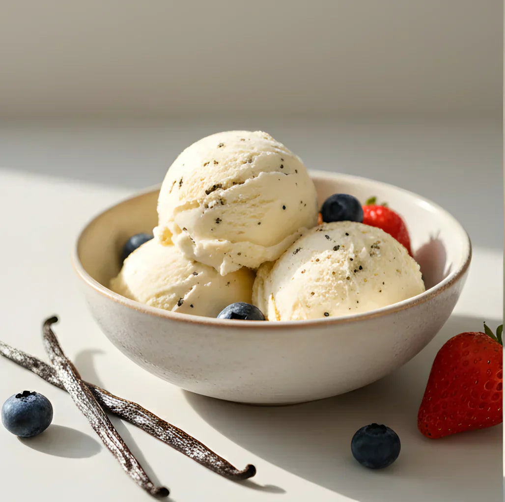 Recette de glace à la vanille bourbon de Madagascar maison